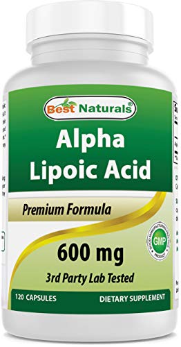 Best Naturals Alpha Lipoic Acid 600 mg 120 Cápsulas