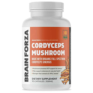 Brain Forza Cordyceps Mushrooms 90 Cápsulas