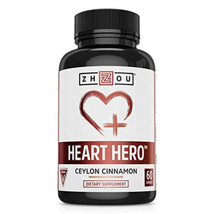 ZHOU Heart Hero Ceylon Cinnamon 1200 mg 60 Cápsulas