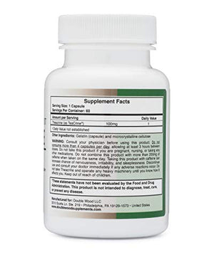 Double Woods Supplements Theacrine 100 mg 60 Cápsulas