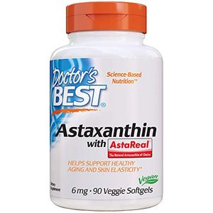 Doctor's Best Astaxanthin 6 mg 90 Cápsulas