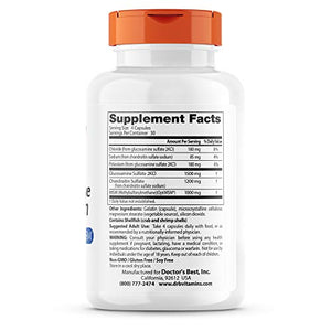 Doctor's Best Glucosamine Chondroitin MSM 120 Cápsulas