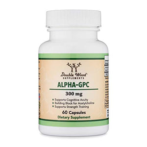 Double Wood Alpha GPC 300mg 60 Cápsulas