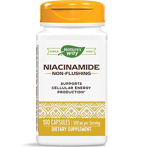 Nature's Way Niacinamide 500 mg 100 Cápsulas