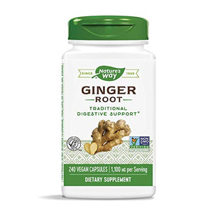 Nature's Way Ginger Root 240 Cápsulas