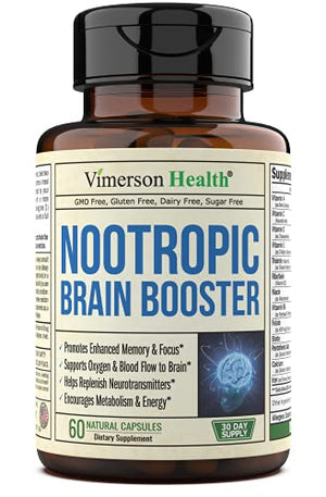 Vimerson Health Nootropic Brain Booster 60 Cápsulas