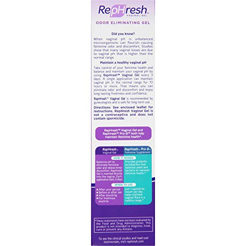 Rephresh Vaginal Gel 4 Pack 2 Grs - Hi Vitamins