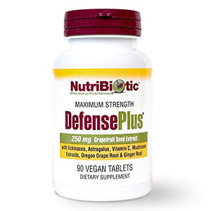 NutriBiotic DefensePlus 250 mg 90 Tabletas