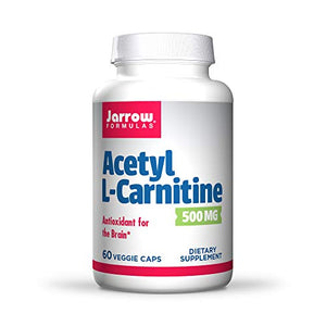 Jarrow Formulas Acetyl L-Carnitine 500 mg 60 Cápsulas