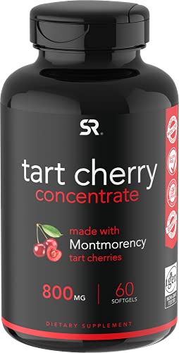 SR Tart Cherry Concentrate 800 mg 60 Cápsulas