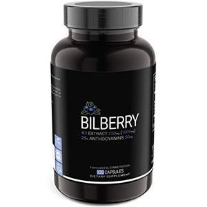 Sym Nutrition Bilberry 250 mg 120 Cápsulas