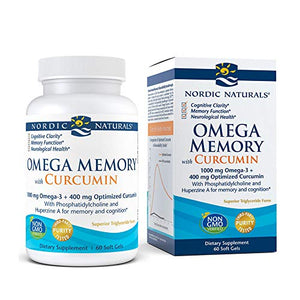 Nordic Naturals Omega Memory Curcumin 60 Cápsulas