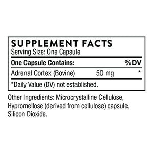 Thorne Corteza Adrenal Cortex 60 Cápsulas