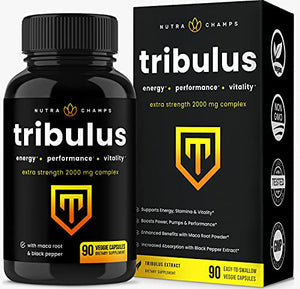 Nutra Champs Tribulus Energy Complex 2000 mg 90 Cápsulas