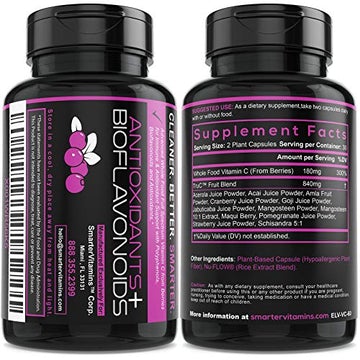 Smarter Vitamins Vitamin C made with Tru C 60 Cápsulas - Hi Vitamins