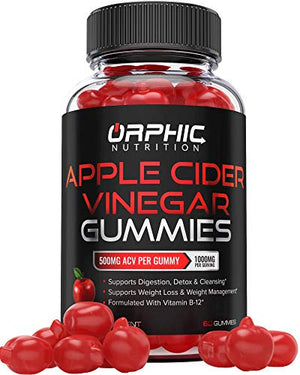 Orphic Nutrition Apple Cider Vinegar 500 mg 60 Gomitas