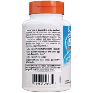 Doctor's Best Astaxanthin 6 mg 90 Cápsulas