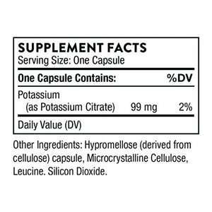 Thorne Potassium Citrate 90 Cápsulas