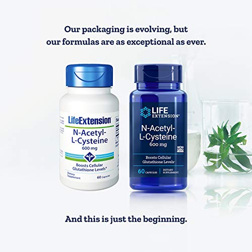 Life Extension N - Acetil - L - CisteíNa (Nac) 600 Mg 60 Cápsulas - Hi Vitamins
