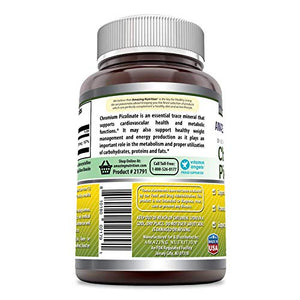 AMAZING NUTRITION CHROMIUM PICOLINATE 200 MCG 240 TABLETS