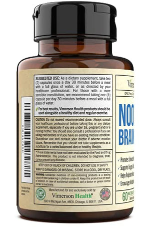 Vimerson Health Nootropic Brain Booster 60 Cápsulas