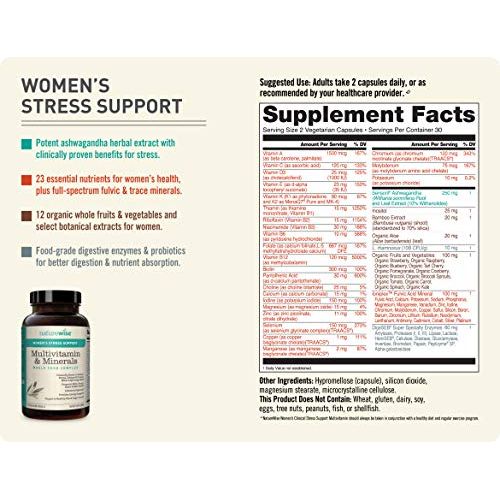 NatureWise Women's Stress Support Multivitamin and Minerals 60 Cápsulas