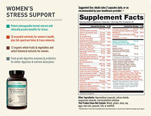 NatureWise Women's Stress Support Multivitamin and Minerals 60 Cápsulas