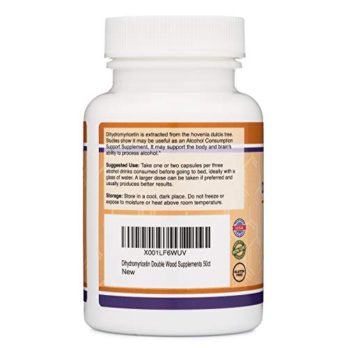 Double Wood DHM Depot Dihydromyricetin 300 Mg 50 Cápsulas - Hi Vitamins