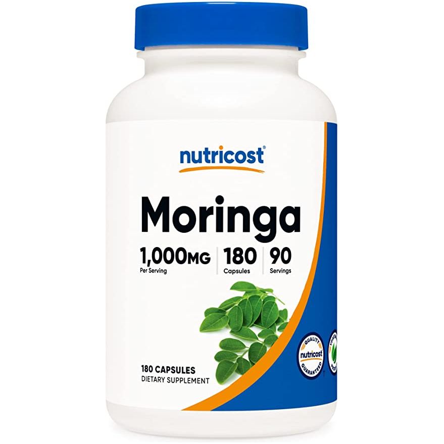 Nutricost Moringa 500 Mg 180 Cápsulas - Hi Vitamins