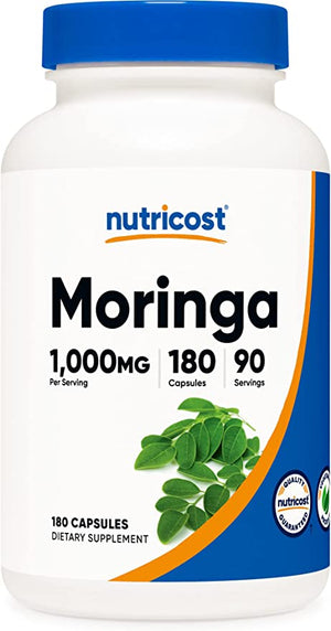 NUTRICOST MORINGA 500 MG 180 CAPSULES