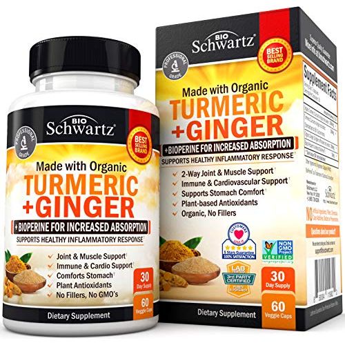 Bio Schwartz Turmeric + Ginger 60 Cápsulas - Hi Vitamins