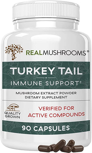 REAL MUSHROOMS™ TURKEY TAIL 90 CAPSULES