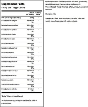 Swanson ULTIMATE 16 STRAIN PROBIOTIC 60 Cápsulas