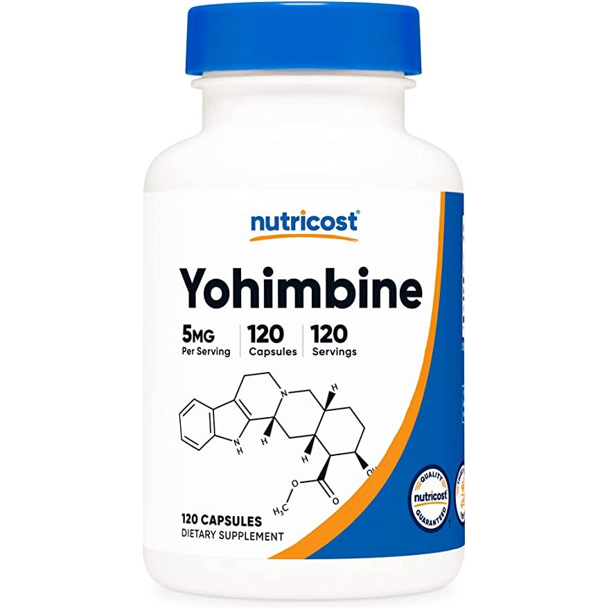 Nutricost Yohimbine 5mg 120 Cápsulas - Hi Vitamins