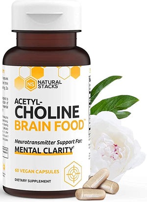 NATURAL STACKS® ACETYL-CHOLINE BRAIN FOOD 60 CAPSULES