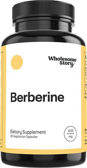 WHOLESOME STORY® BERBERINE 1500 MG 90 CAPSULES