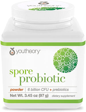 YOUTHEORY SPORE PROBIOTIC POWDER ADVANCED 97 GRS