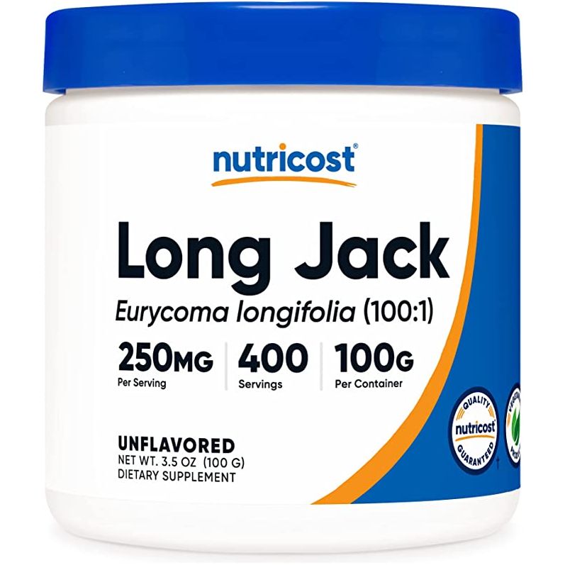 Nutricost® Long Jack 100 Grs Sin Sabor - Hi Vitamins