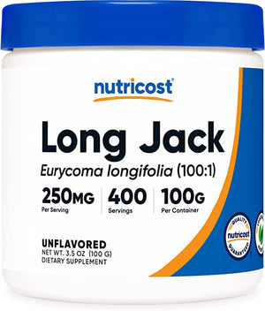 NUTRICOST® LONG JACK UNFLAVORED 100 GRS