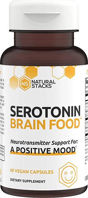 NATURAL STACKS® SEROTONIN BRAIN FOOD 60 CAPSULES