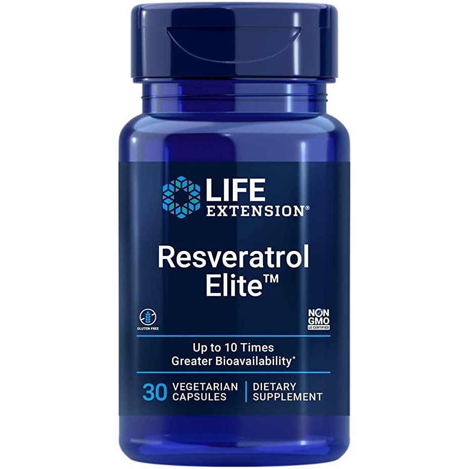 Life Extension Resveratrol 100 Mg 30 Cápsulas - Hi Vitamins