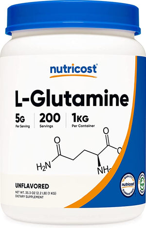 Nutricost L-Glutamine Powder Unflavored 1 kg