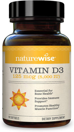 NatureWise Vitamin D3 5000 IU 90 Cápsulas