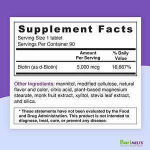 BARIMELTS® BIOTIN 90 FAST-MELTING TABLETS