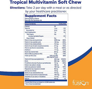 BARIATRIC FUSION® MULTIVITAMIN TROPICAL FRUIT 60 SOFT CHEWS