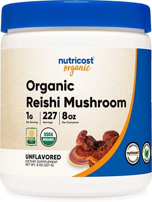 NUTRICOST ORGANIC REISHI MUSHROOMS 227 GRS