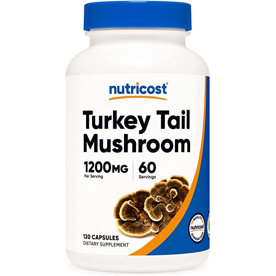 Nutricost® Turkey Tail 1200 Mg 120 Cápsulas - Hi Vitamins