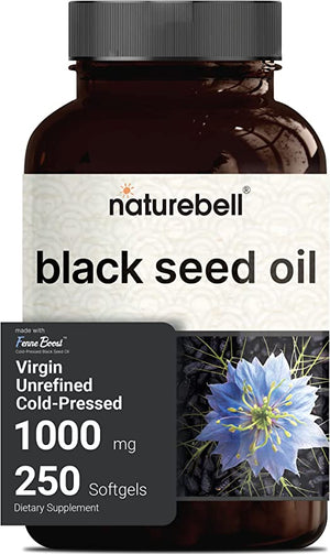 NATUREBELL BLACK SEED OIL 100 MG 250 CAPSULES