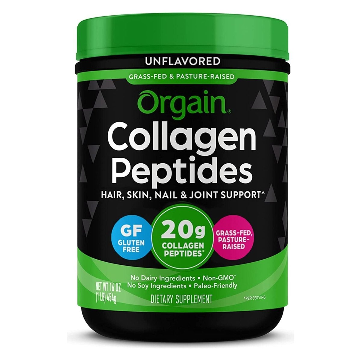 Orgain Collagen Peptides Unflavoured 454 Grs - Hi Vitamins