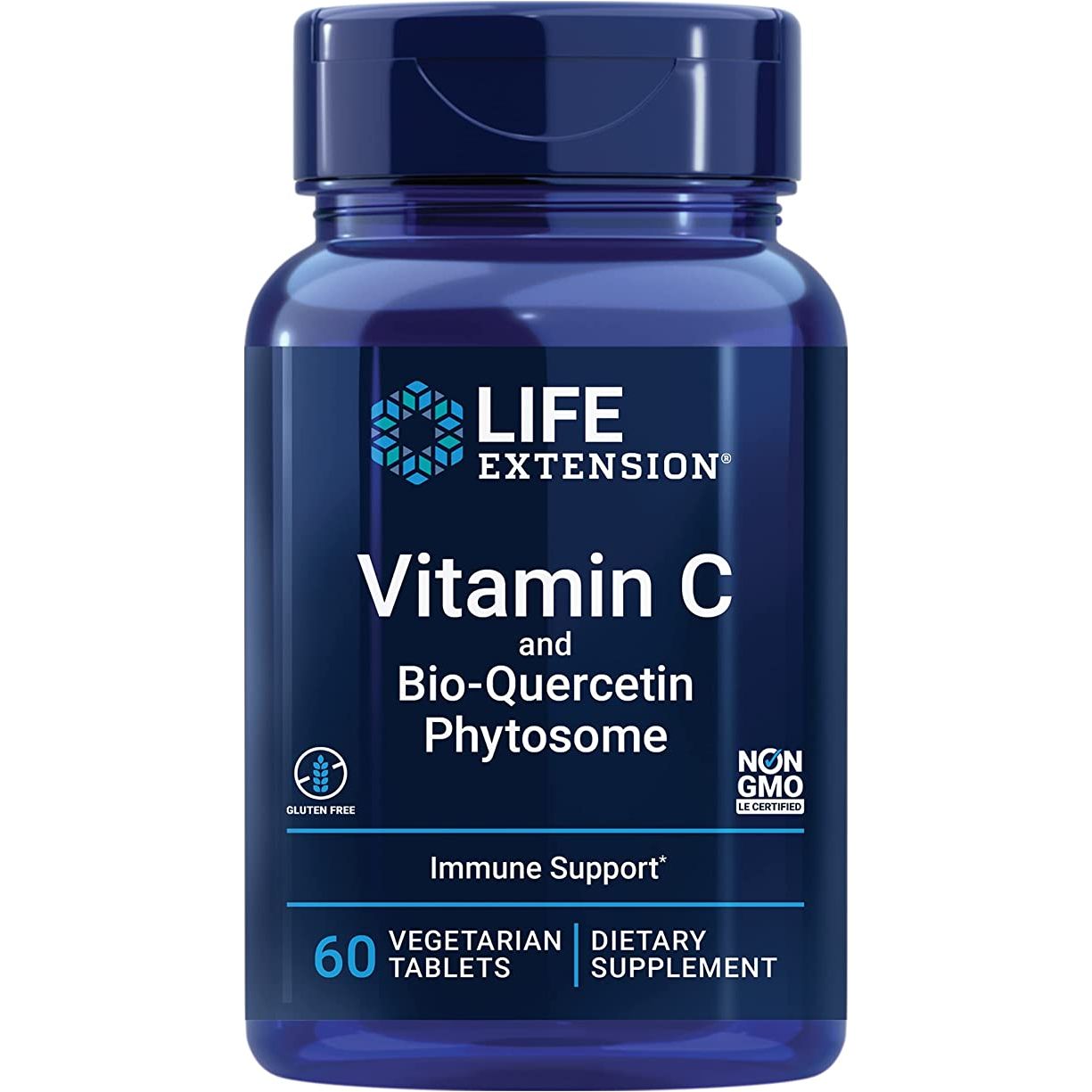 Life Extension Vitamina C y Bio - Quercetina 60 Tabletas - Hi Vitamins